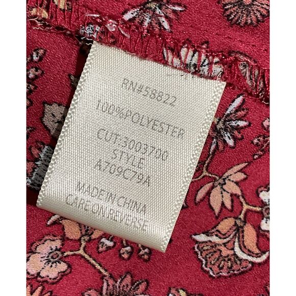 Max Studio Women's Tie Front Crepe Blouse - Picture 9 of 10